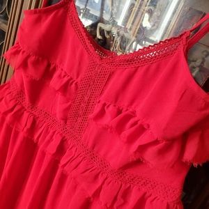 MNG Chiffon Maxi Dress